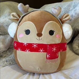 Squishmallows |Darla the Deer |12”
|Brown&Red |Reindeer Plush|Christmas |Holiday